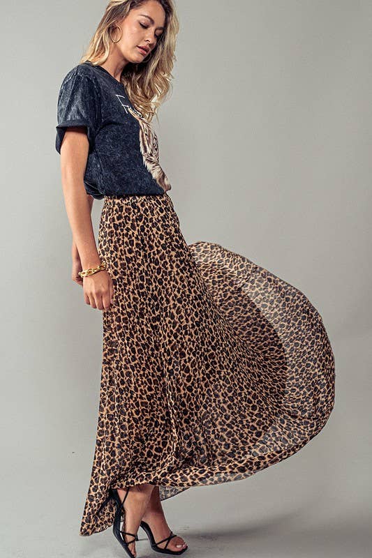 Fierce Flow Leopard Skirt