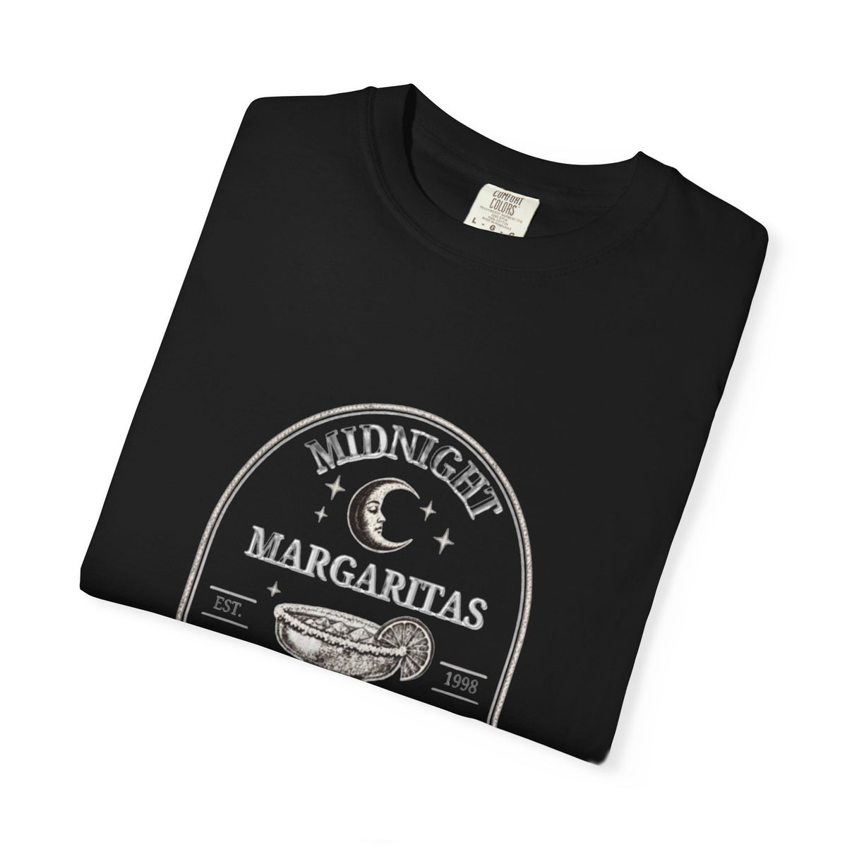 Midnight Margaritas T-Shirt — Retro Cocktail Graphic Tee