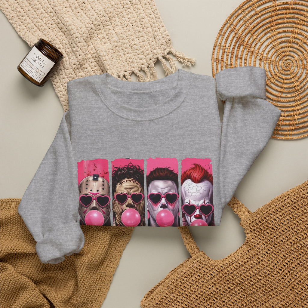 Skull Quartet Bubblegum Crewneck Sweatshirt