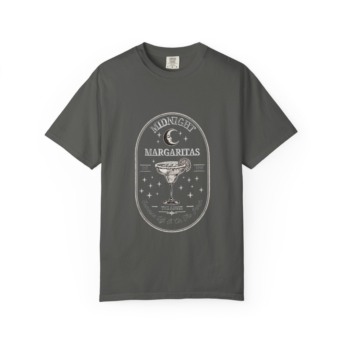 Midnight Margaritas T-Shirt — Retro Cocktail Graphic Tee