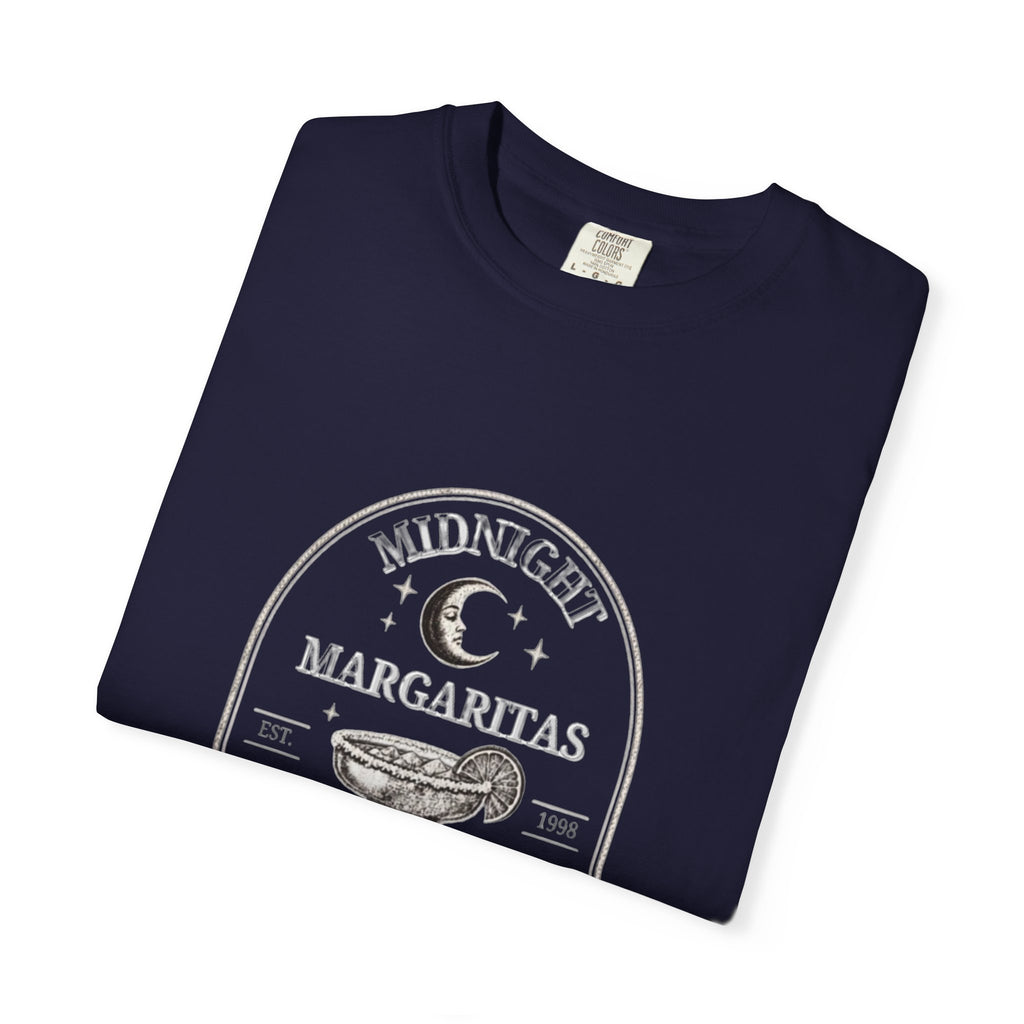 Midnight Margaritas T-Shirt — Retro Cocktail Graphic Tee