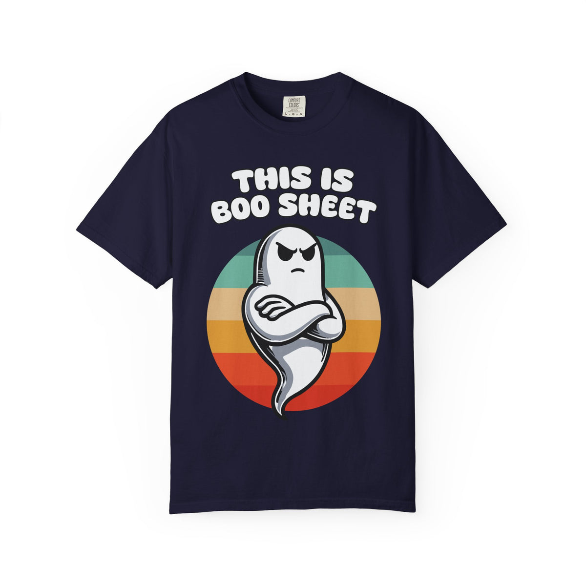 This Is Boo Sheet Ghost T-Shirt — Funny Halloween Retro Tee