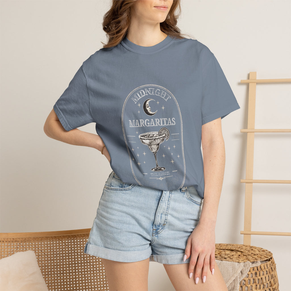Midnight Margaritas T-Shirt — Retro Cocktail Graphic Tee