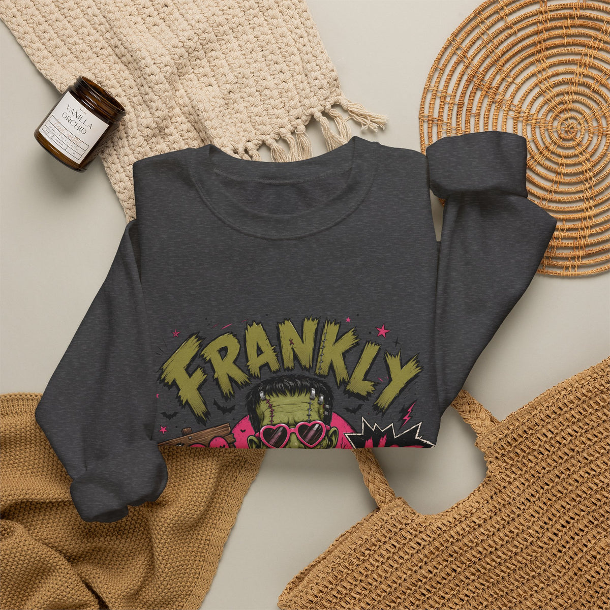 Frankly I Do Not Care Crewneck Sweatshirt