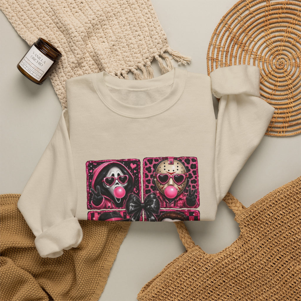 Breast Cancer Awareness Sweatshirt — "In October We Wear Pink" Crewneck
