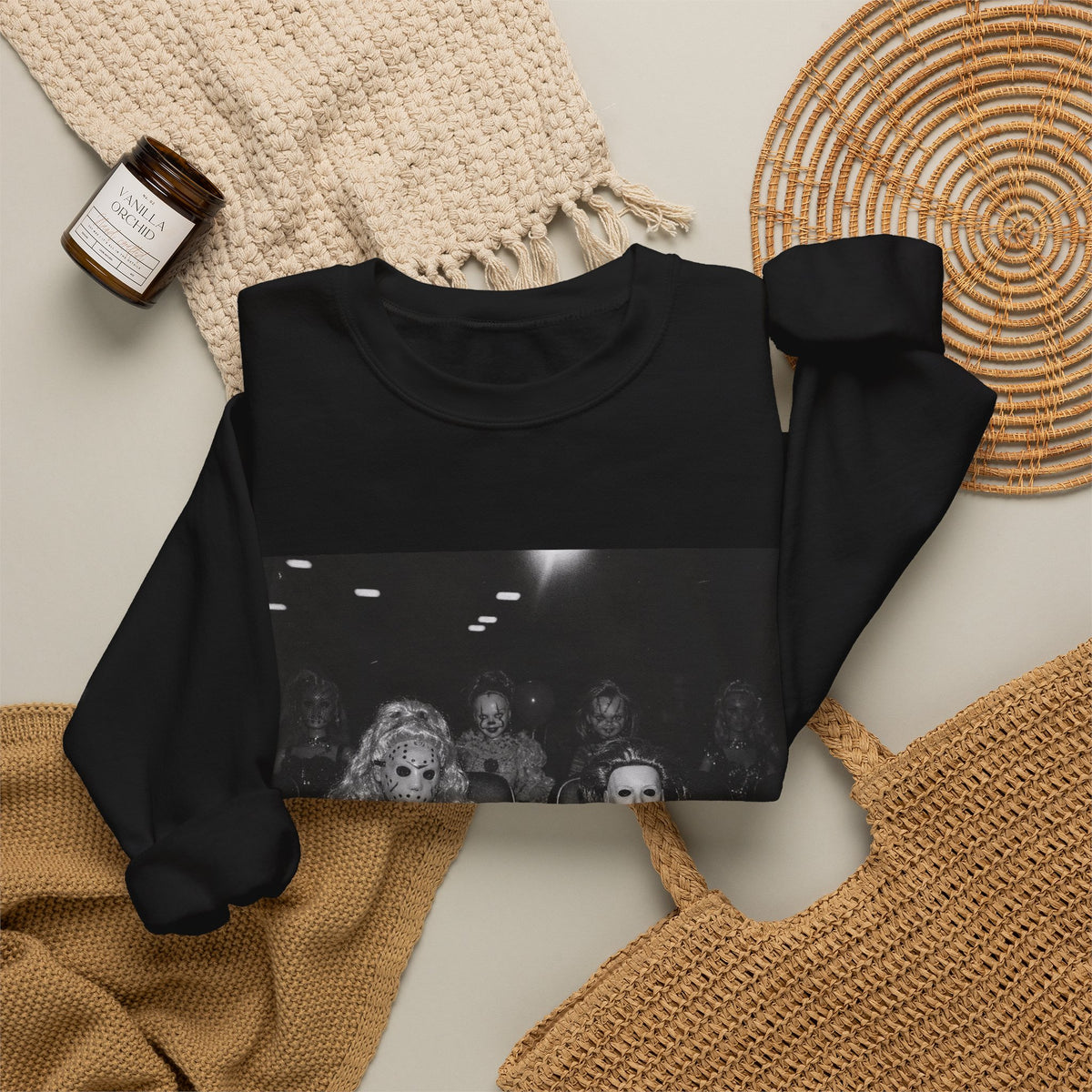 Horror Movie Night Crewneck Sweatshirt