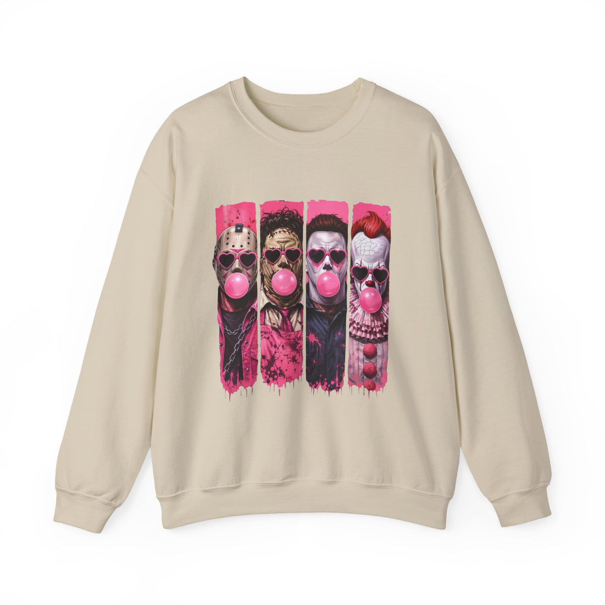Skull Quartet Bubblegum Crewneck Sweatshirt