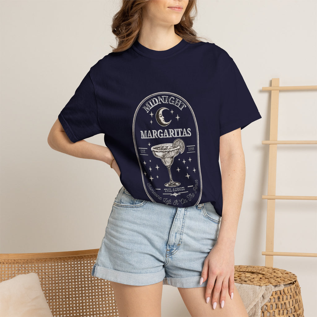 Midnight Margaritas T-Shirt — Retro Cocktail Graphic Tee