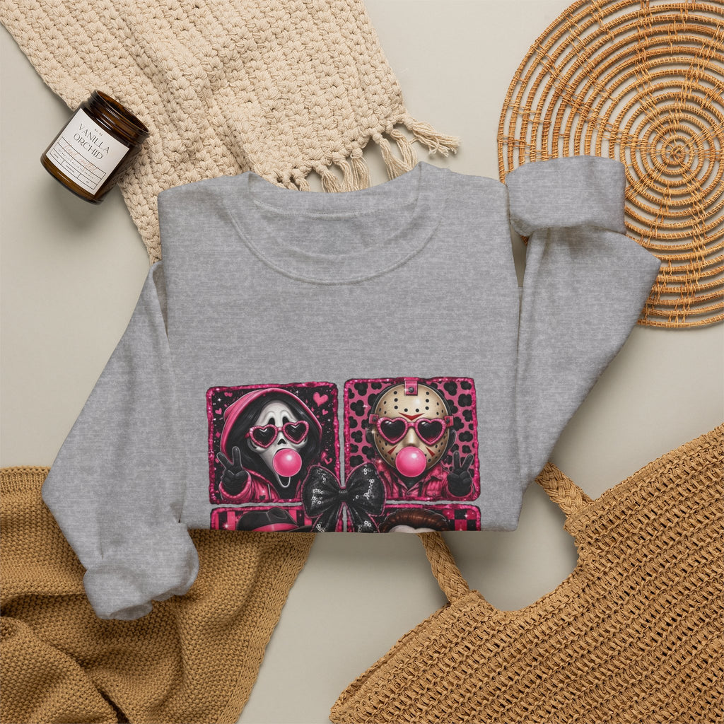 Breast Cancer Awareness Sweatshirt — "In October We Wear Pink" Crewneck