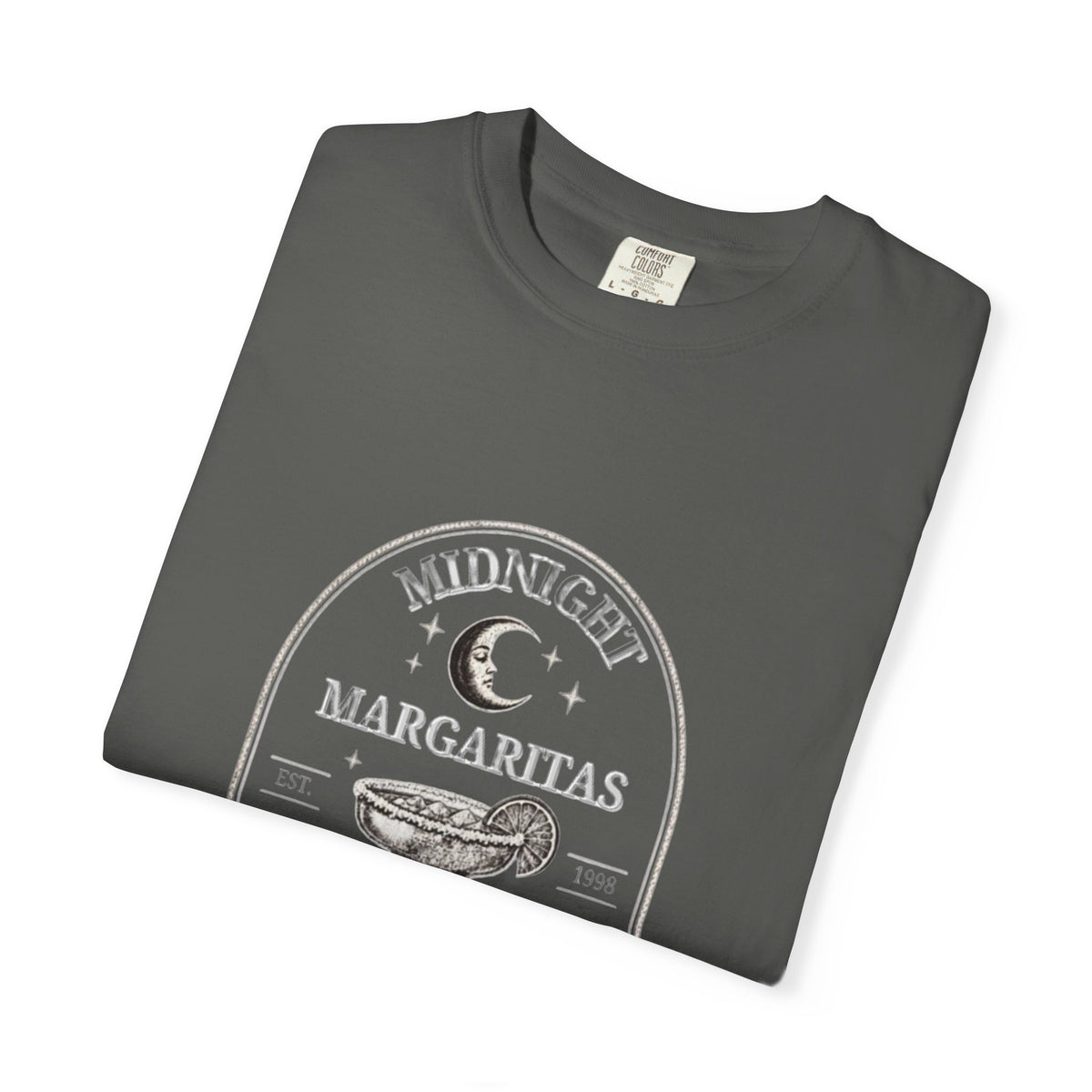 Midnight Margaritas T-Shirt — Retro Cocktail Graphic Tee