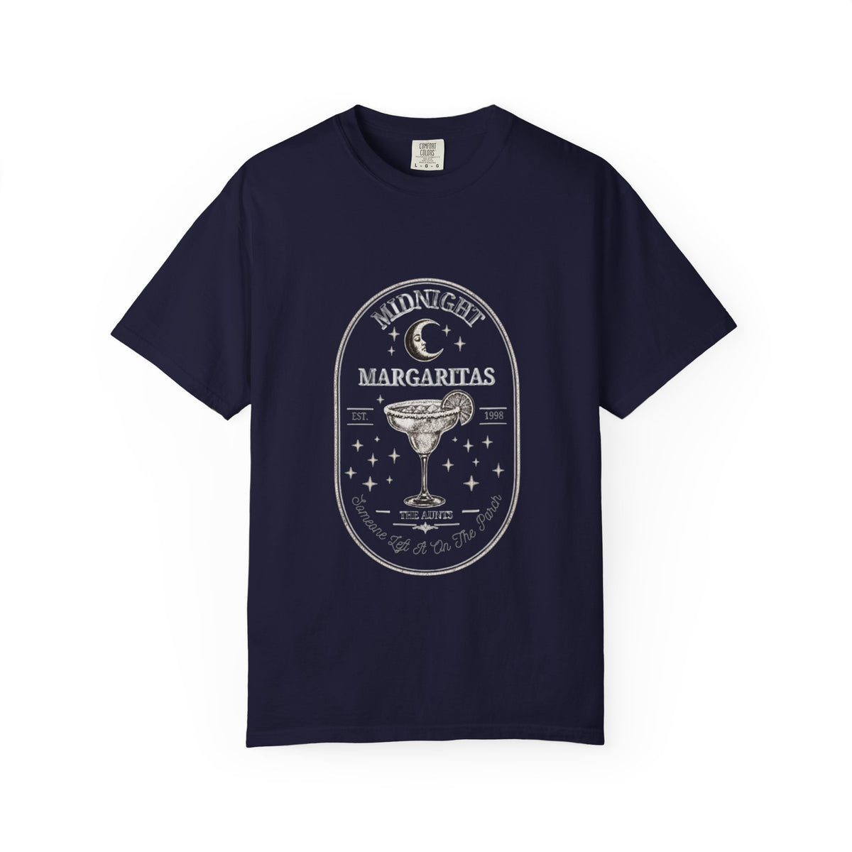 Midnight Margaritas T-Shirt — Retro Cocktail Graphic Tee