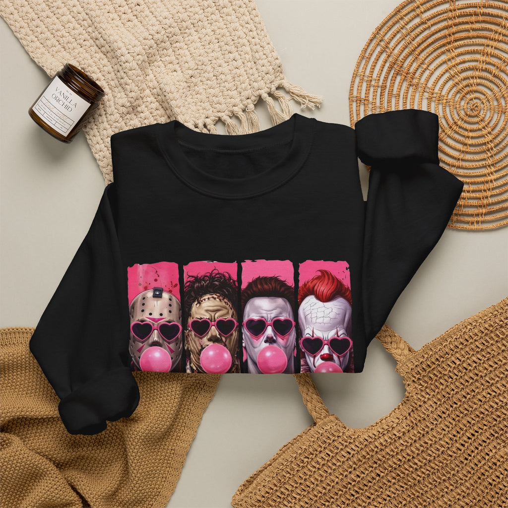 Skull Quartet Bubblegum Crewneck Sweatshirt