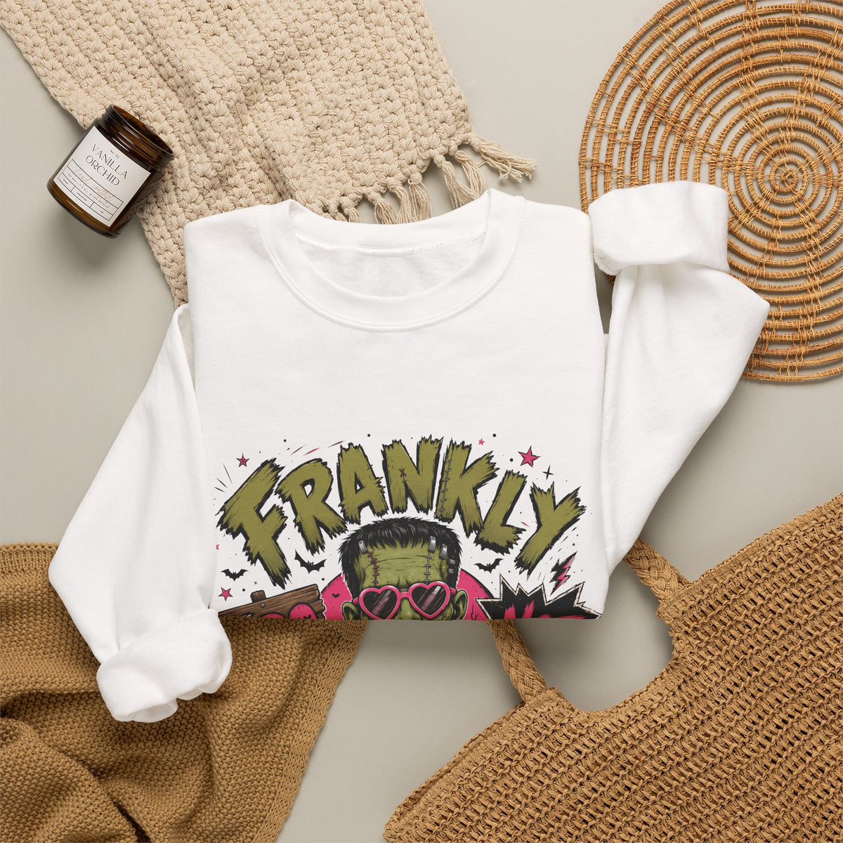Frankly I Do Not Care Crewneck Sweatshirt