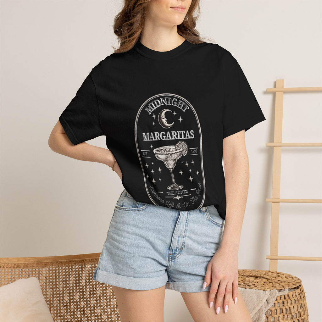 Midnight Margaritas T-Shirt — Retro Cocktail Graphic Tee