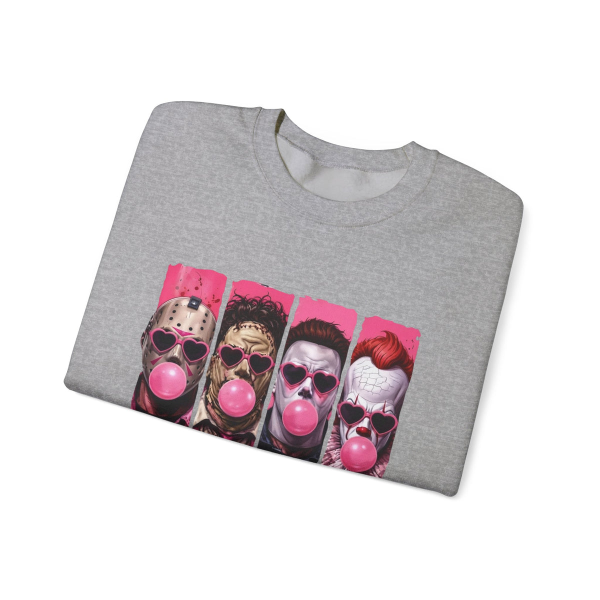 Skull Quartet Bubblegum Crewneck Sweatshirt
