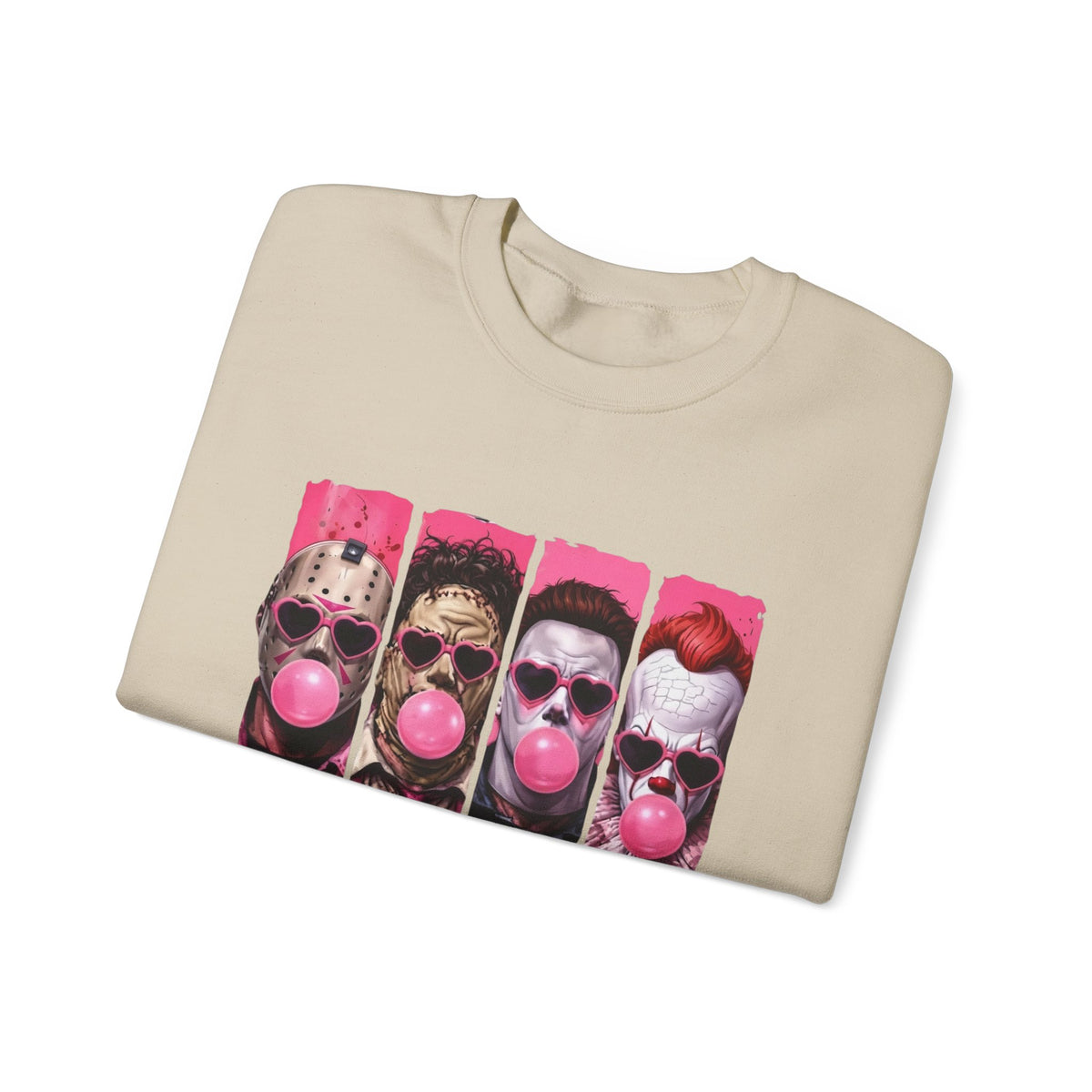 Skull Quartet Bubblegum Crewneck Sweatshirt
