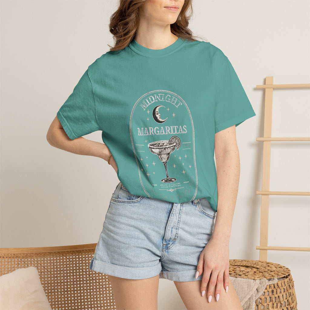 Midnight Margaritas T-Shirt — Retro Cocktail Graphic Tee