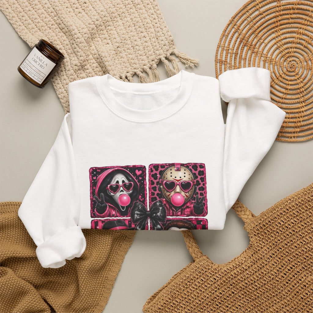 Breast Cancer Awareness Sweatshirt — "In October We Wear Pink" Crewneck