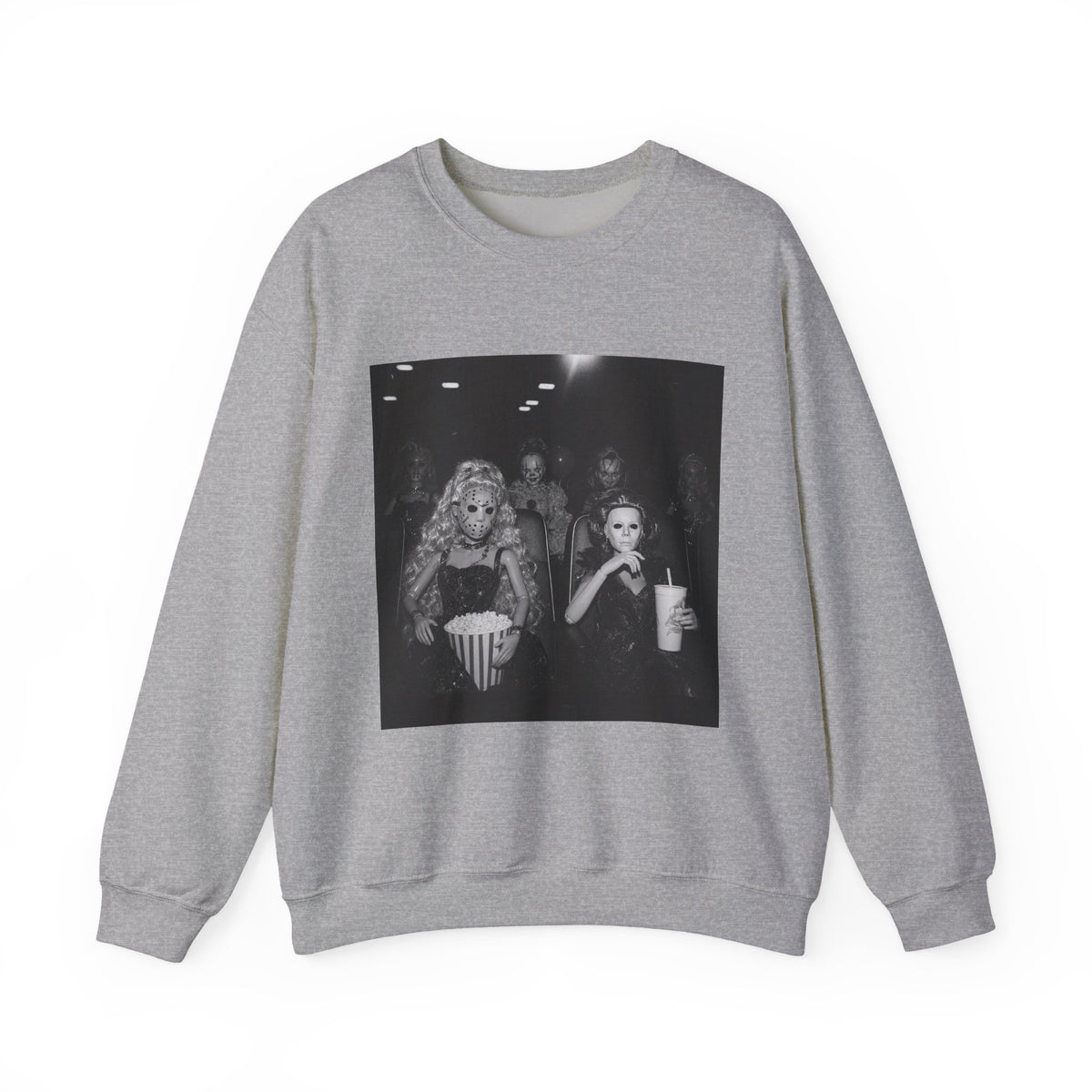 Horror Movie Night Crewneck Sweatshirt