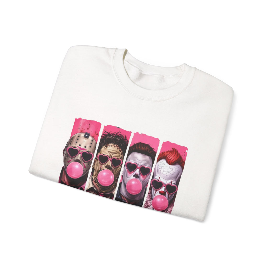 Skull Quartet Bubblegum Crewneck Sweatshirt