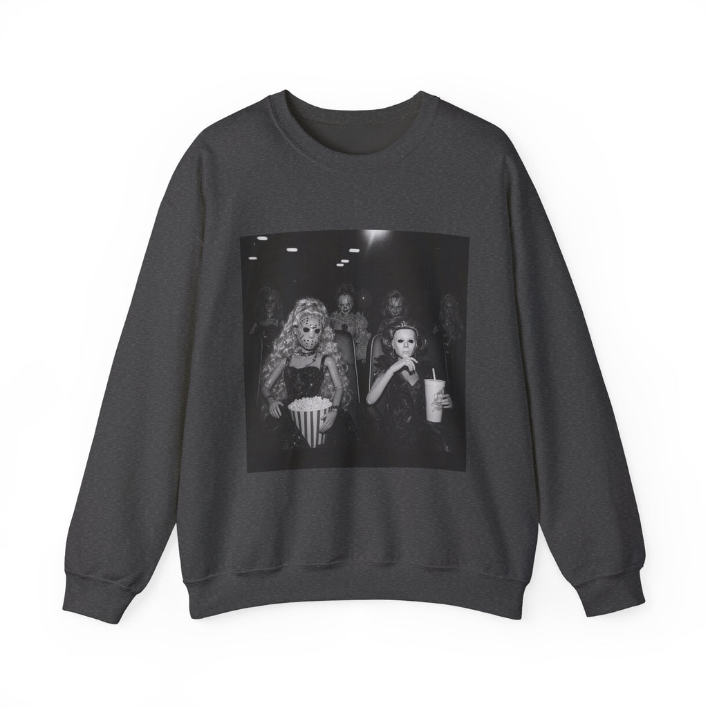 Horror Movie Night Crewneck Sweatshirt