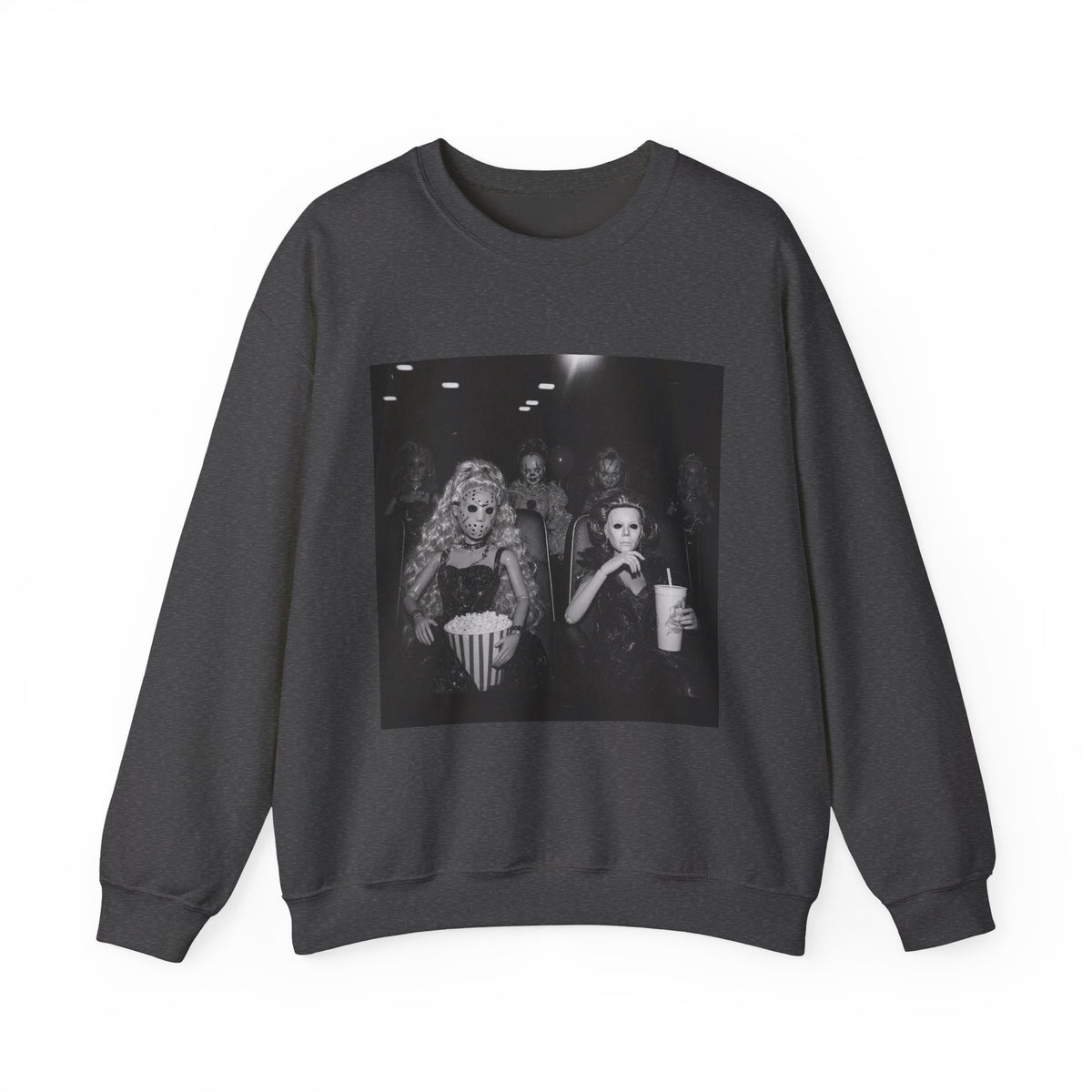 Horror Movie Night Crewneck Sweatshirt