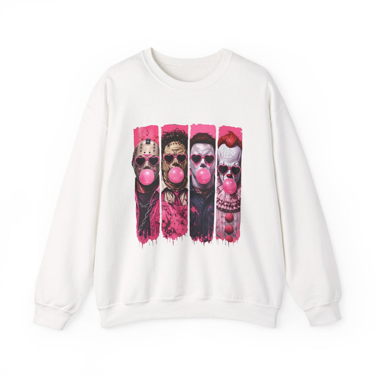 Skull Quartet Bubblegum Crewneck Sweatshirt