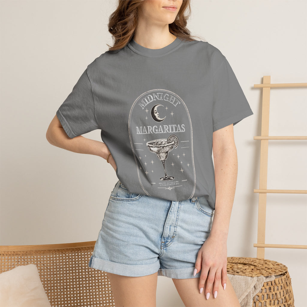 Midnight Margaritas T-Shirt — Retro Cocktail Graphic Tee