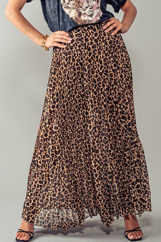 Fierce Flow Leopard Skirt